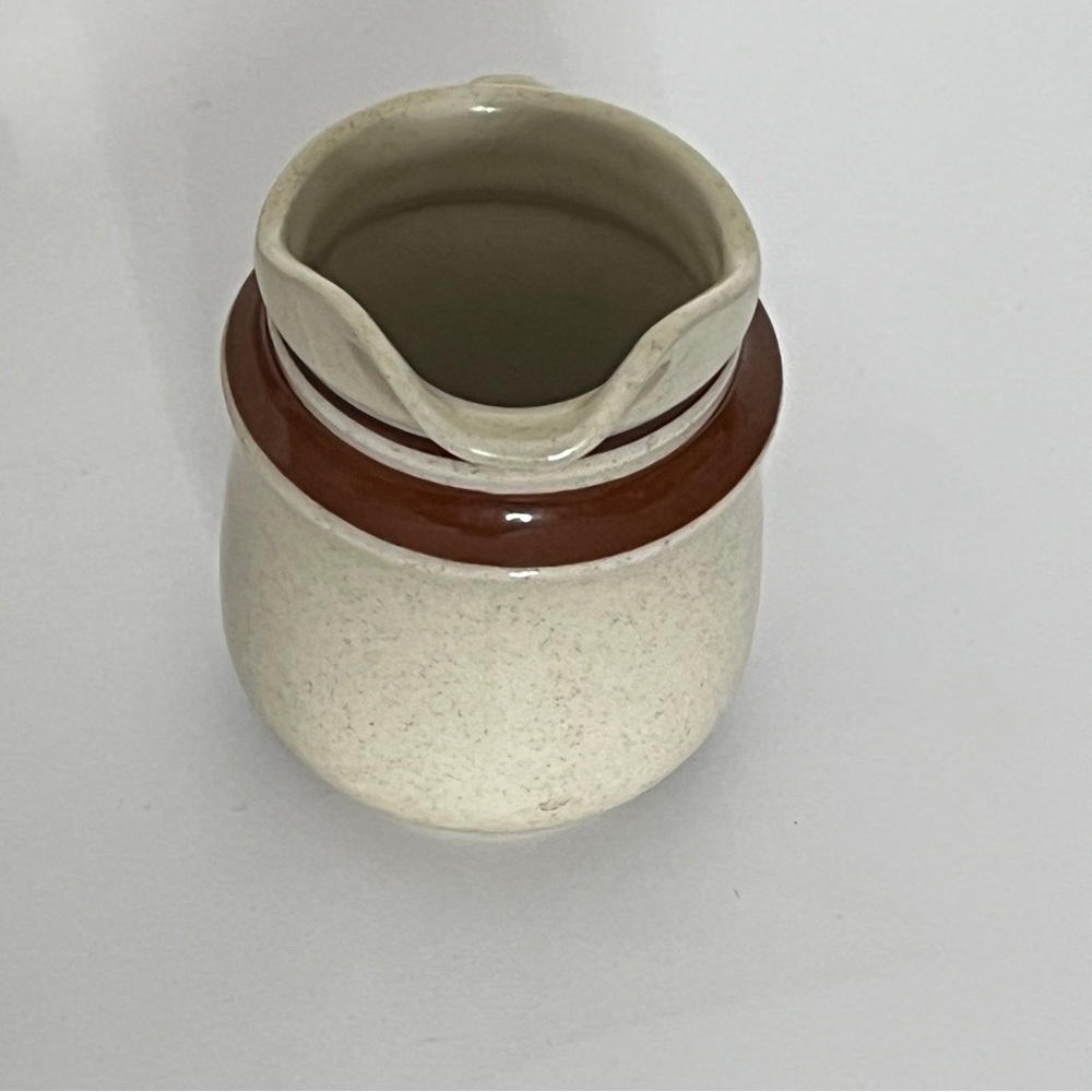 Vintage Contemporary Chateau Brown Stoneware Creamer